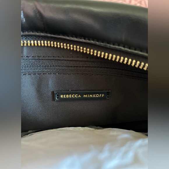 Rebecca Minkoff Pillow Clutch with Fringe in Black new with tags - Picture 6 of 9